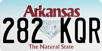 AR license plate 282KQR