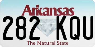 AR license plate 282KQU