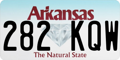 AR license plate 282KQW