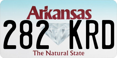 AR license plate 282KRD