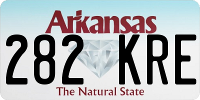 AR license plate 282KRE