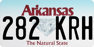 AR license plate 282KRH