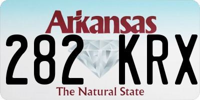 AR license plate 282KRX