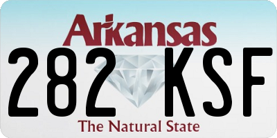 AR license plate 282KSF
