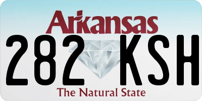 AR license plate 282KSH