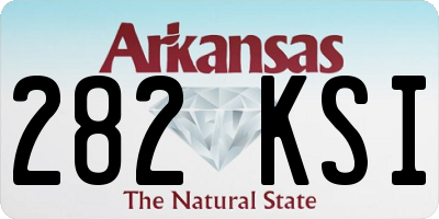 AR license plate 282KSI