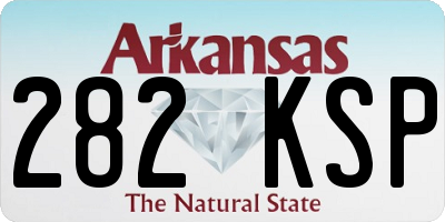 AR license plate 282KSP