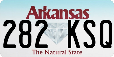 AR license plate 282KSQ