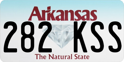 AR license plate 282KSS