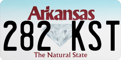 AR license plate 282KST