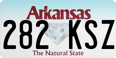 AR license plate 282KSZ