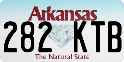 AR license plate 282KTB
