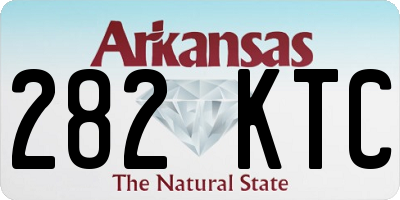 AR license plate 282KTC