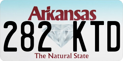 AR license plate 282KTD