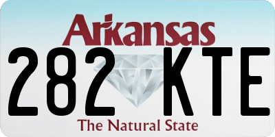 AR license plate 282KTE
