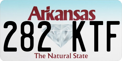 AR license plate 282KTF
