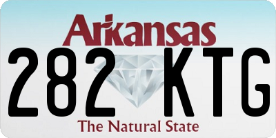 AR license plate 282KTG