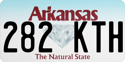 AR license plate 282KTH