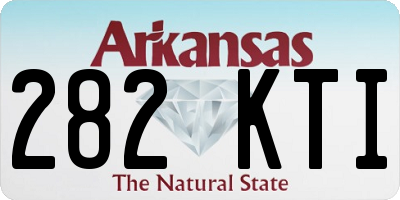 AR license plate 282KTI