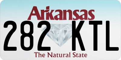 AR license plate 282KTL