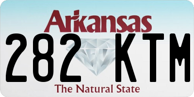 AR license plate 282KTM