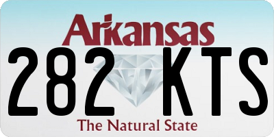 AR license plate 282KTS