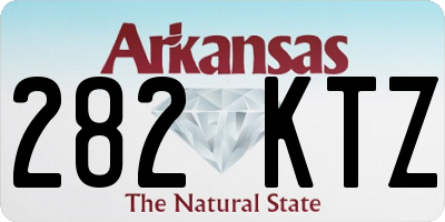 AR license plate 282KTZ