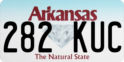 AR license plate 282KUC