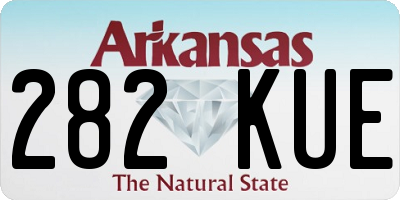 AR license plate 282KUE