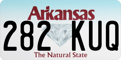 AR license plate 282KUQ