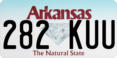 AR license plate 282KUU