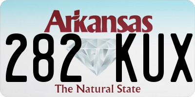 AR license plate 282KUX
