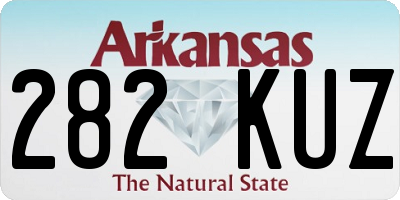 AR license plate 282KUZ