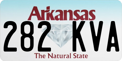 AR license plate 282KVA