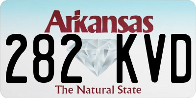 AR license plate 282KVD