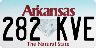 AR license plate 282KVE