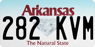 AR license plate 282KVM