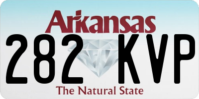 AR license plate 282KVP