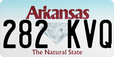 AR license plate 282KVQ