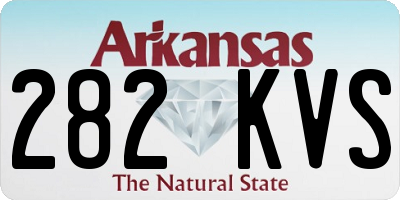 AR license plate 282KVS