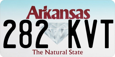 AR license plate 282KVT
