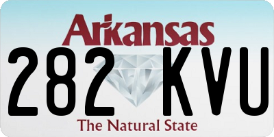AR license plate 282KVU