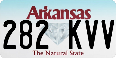 AR license plate 282KVV