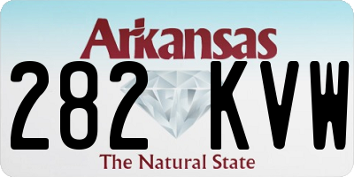 AR license plate 282KVW