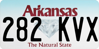 AR license plate 282KVX