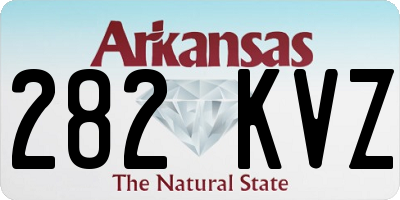 AR license plate 282KVZ