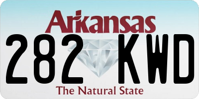 AR license plate 282KWD