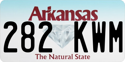 AR license plate 282KWM