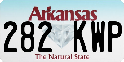 AR license plate 282KWP