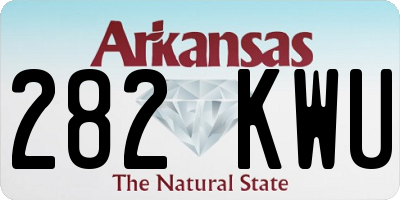 AR license plate 282KWU